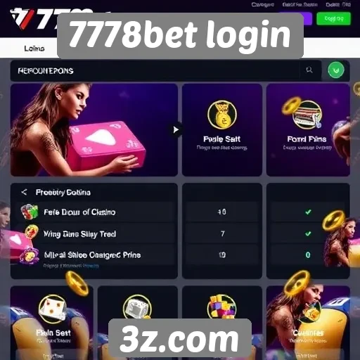 Principais recursos do site 7778bet login
