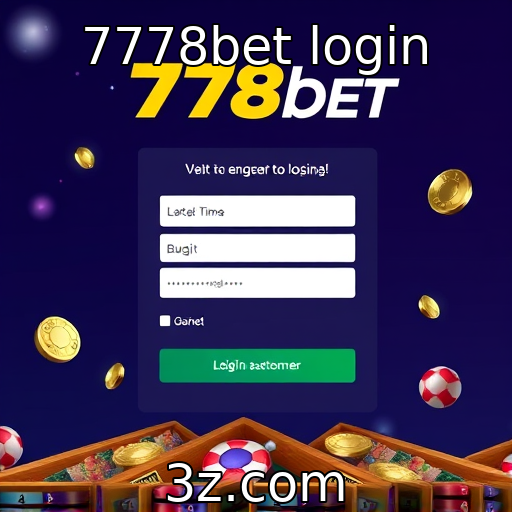 Acesso facilitado com novo login na 7778bet